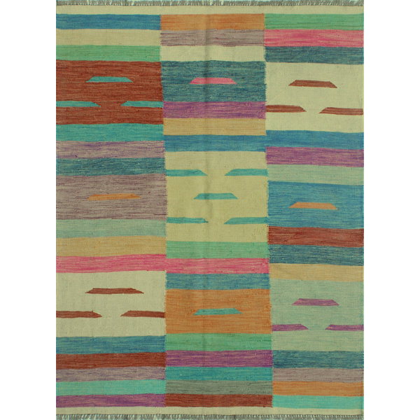 Union Rustic Winchester Kilim Alaya Blue Rug Wayfair